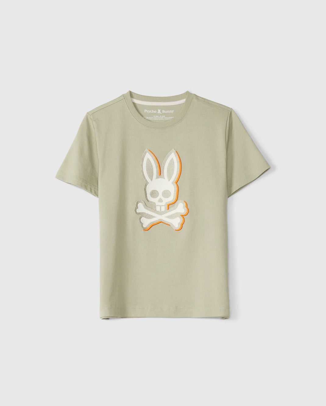 T Shirt Graphique Psycho Bunny Kayden Graphic Tee Seagrass Enfant | VVP-64478458